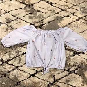 Shoulder-less fancy Shirt